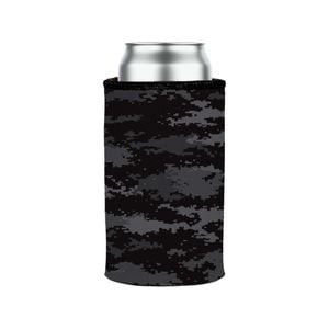 Stubbyz Digital Pixel Black Camo Stubby Cooler Slim