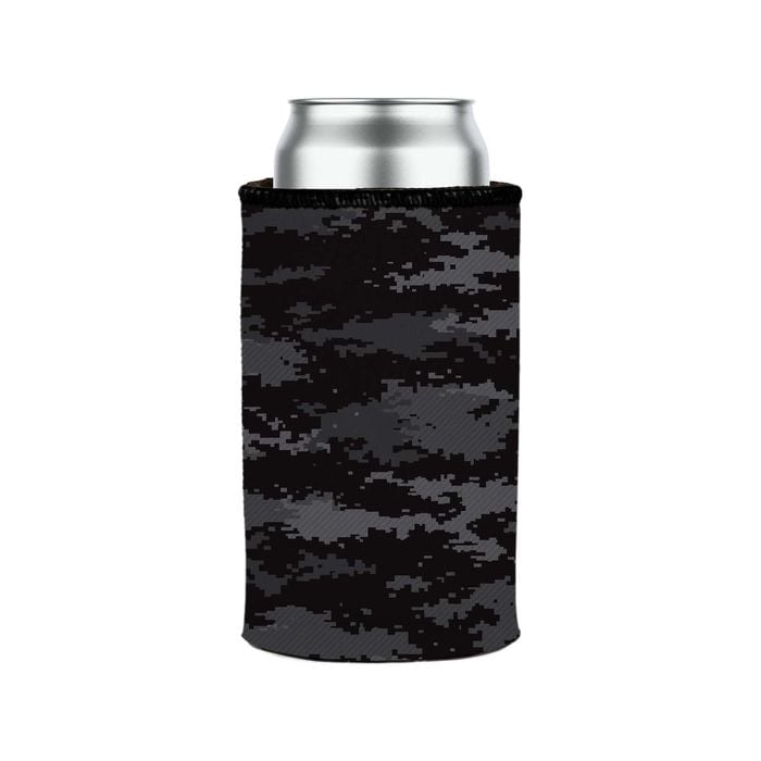 Stubbyz Digital Pixel Black Camo Stubby Cooler Slim