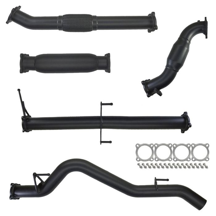 Ignite Exhausts Turbo Back For Mitsubishi Ml Triton 3.2l 3" Cat & Hotdog 409 Stainless Steel