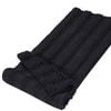 Smarcute 1 Piece - 119cm x 43cm Non-Slip Thick Soft Chenille Bath Mat Rug Black