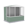 Absco Sheds 2.26 x 1.48 x 2.0m Pale Eucalypt Full Door Gable Roof Chicken Coop