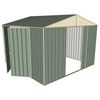 Build-a-Shed 3.0 x 3.0 x 2.3m Double Sliding and Double Hinge Door Shed - Green