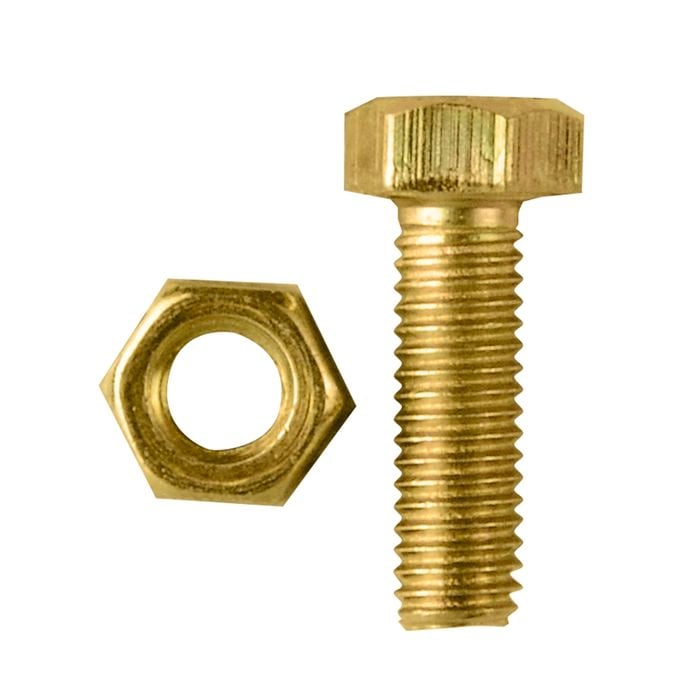 Pinnacle M5 x 16mm Yellow Zinc Hi Tensile Hex Bolt And Nut - 10 Pack