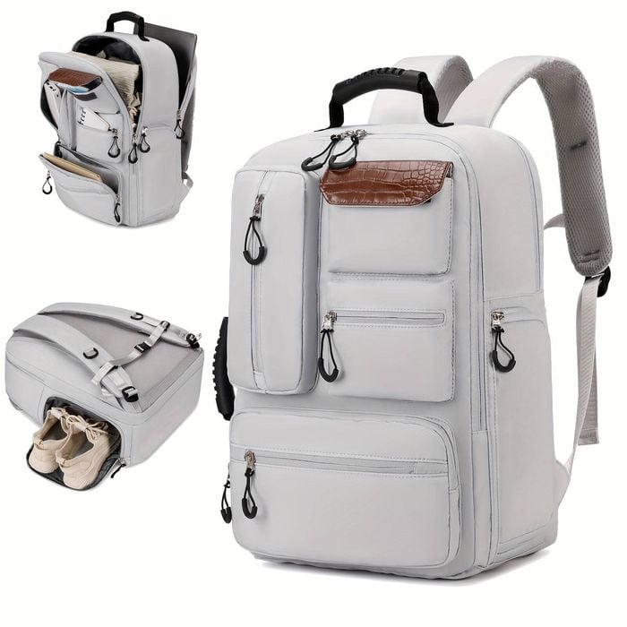 Laptop Travel Backpack With Shoe Compartment