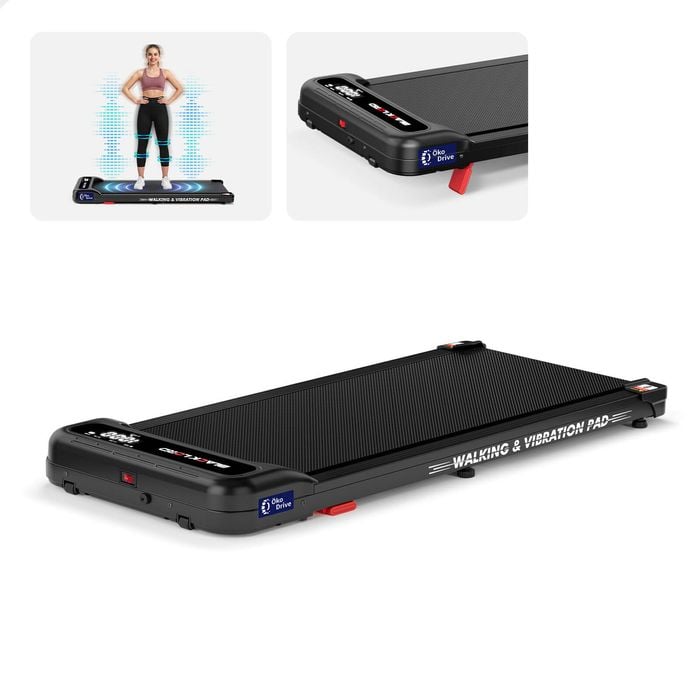 Black Lord Treadmill 4-in-1  Walking Vibration Pad Incline With Magnetic Remote
