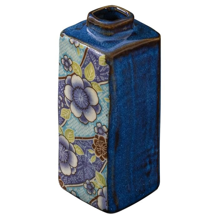 Omotenashi Blue Rectangle Vase