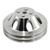 Big Block Chev Aluminium Water Pump Pulley 2 Groove suits Short Water Pump