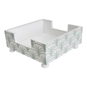 LVD Indies Wood 19cm Napkin Holder Home/Kitchen Square - White