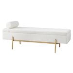 Artiss Ottoman Storage Pillow Boucle