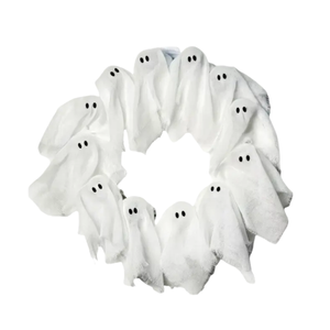 Lifebay Halloween Glowing Wreath with 8 LED Lights