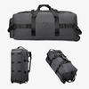 Lifebay Roller Travel Duffel Bag with Fixed Casters Grey