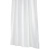 Barelli 180 x 210cm White Polyester Shower Curtain