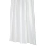 Barelli 180 x 210cm White Polyester Shower Curtain