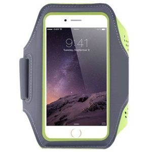 iWill Sports Jogging Running Arm Band Strap ID Phone Holder Armband < 6.5'' Green Universal Breathable