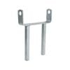 Sunrise Flat Roller Bracket Twin Stem - 8" (200mm), 20mm - Rbfts820