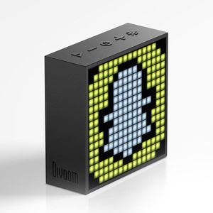 Divoom TimeBox Evo Alarm Clock Bluetooth Speaker w LED Light Pixel Art Creation