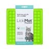 LickiMat Classic Playdate Boredom Buster Cat Slow Feeder Mat Green
