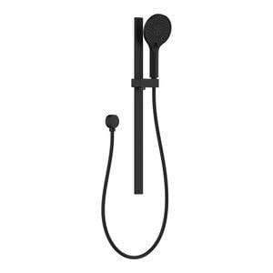 Mondella Resonance Matte Black 5 Function Rail Shower Set WELS 3 Star 9L/min
