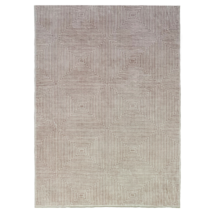 Fab Habitat 160x230cm Beige Pam Machine Washable Rug