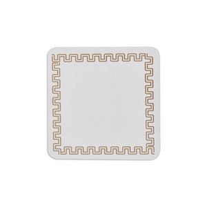 Clevinger Set of 4 MDF Coasters Gold Border