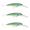 3x Rapala 14cm X Rap Magnum 20 Deep Diving Trolling Lures - HD Dorado