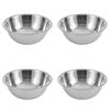 4PK Lemon & Lime High-Quality Durable Stainless Steel Sleek Mixing Bowl 28cm