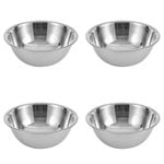 4PK Lemon & Lime High-Quality Durable Stainless Steel Sleek Mixing Bowl 28cm