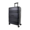 Pierre Cardin Medium 113l Travel Hard Shell Case Suitcase Luggage Black