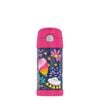 Funtainer Stainless Steel Vacuum Insulated Drink Bottle Whimsical Clouds 355ml Thermos