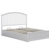 Harrogate Storage Bed Frame White - Double