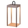 Telbix Sotra Modern Table Desk Lamp Light Aluminium Brown Sand