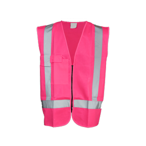 Wise Hi-Vis Apparel 5X-Large Pink Vest