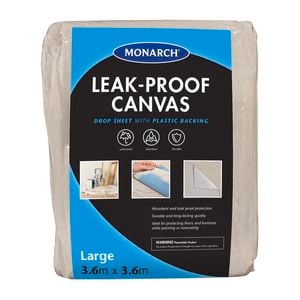 Monarch 3.6 x 3.6m Leak-Proof Canvas Drop Sheet
