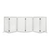 Pawz 6-Panel Extra Large Wooden Foldable Pet Gate White
