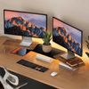 Advwin LED Dual Monitor Stand Riser Adjustable Length and Angle