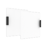 Lugna 512 x 900 x 16mm White Double Doors