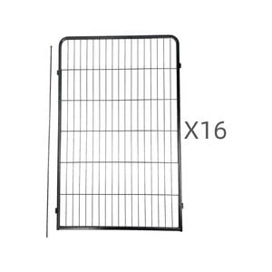 Yes4pets 16 Panel 120 Cm Heavy Duty Pet Dog Cat Rabbit Exercise Extension Playpen Puppy Rabbit Fence