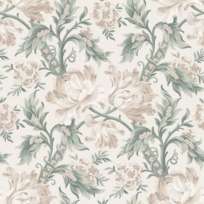 Wallpaper Trader Amelia Wallpaper Roll 10.05m X 53cm, Cream