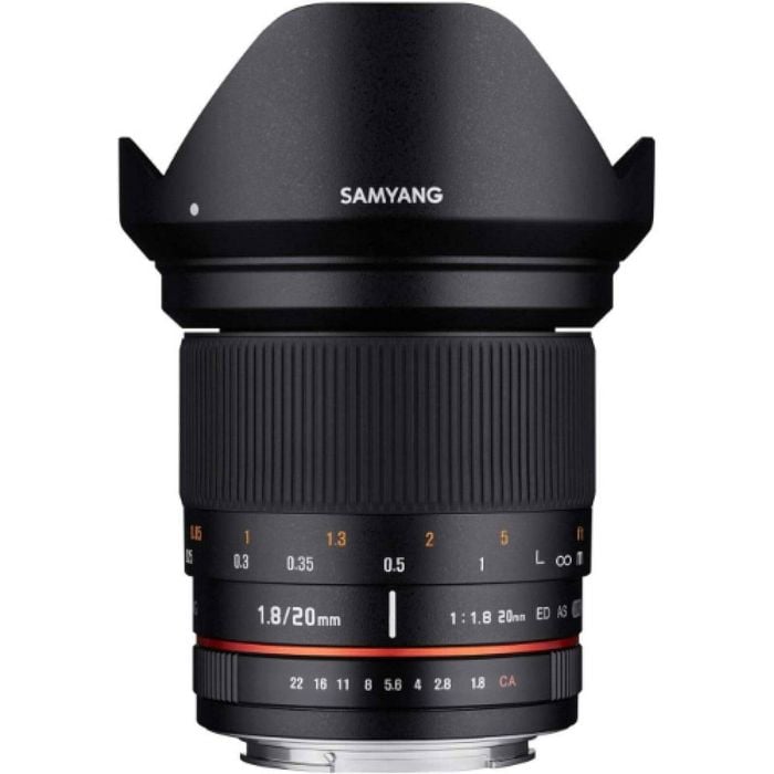 SAMYANG 20MM F/1.8 UMC II LENS - FUJIFILM X MOUNT