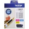 Brother LC3317 CMY (Cyan + Magenta + Yellow) Colour Pack (Up to 550 pages each)