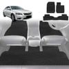 6D Diamond Car Floor Mats for Toyota Aurion 2006-2012-Full Set-Black-Outback GT