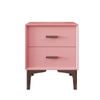 Sammy Bedside Table - Dusty Pink
