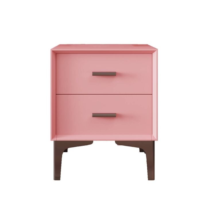 Sammy Bedside Table - Dusty Pink