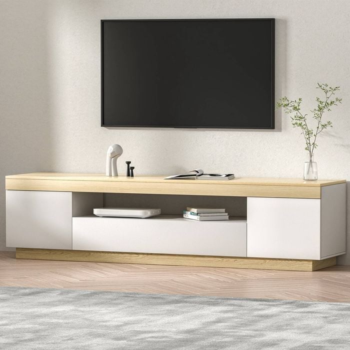 Artiss White Wooden TV Cabinet Entertainment Unit 180cm