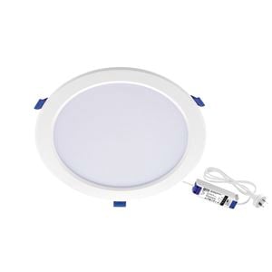 DETA X8 Series 20W Flush Lens Tri Colour LED Downlight