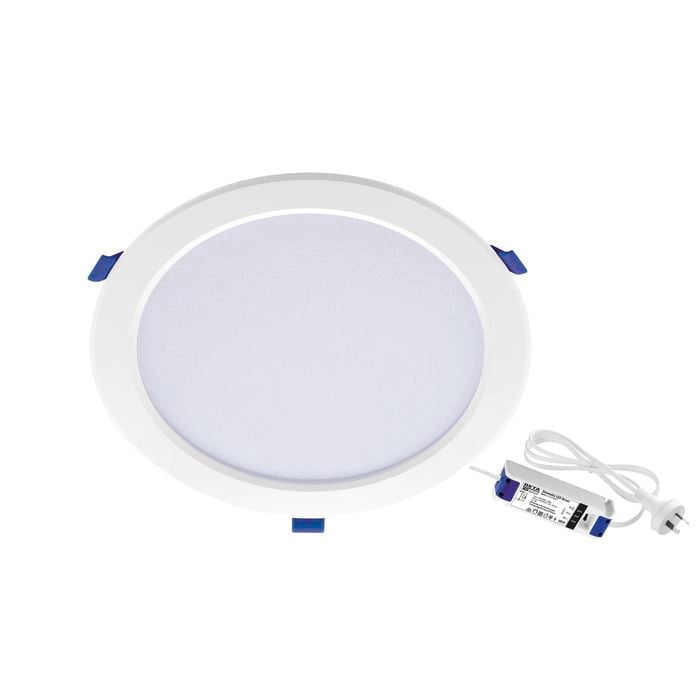 DETA X8 Series 20W Flush Lens Tri Colour LED Downlight
