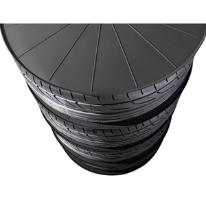 Weathertech Wheelstackers Damage Free Wheel Stacking 24" Rings 4pc - Black