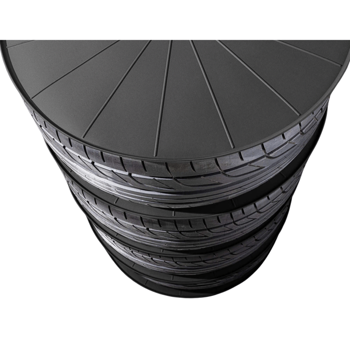 Weathertech Wheelstackers Damage Free Wheel Stacking 24" Rings 4pc - Black
