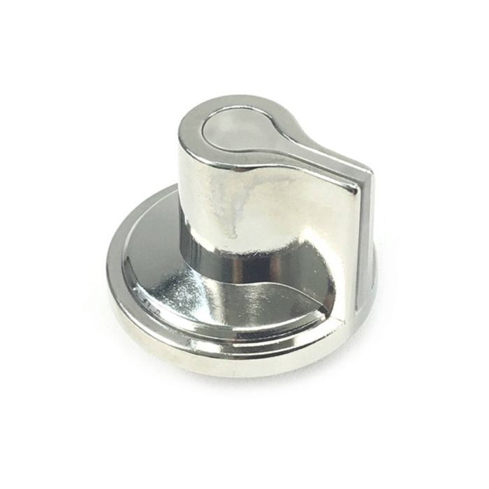 Oven Silver Control Knob 694976753, suits Smeg