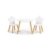 Cloud Kids Table And 2 Chairs Set Star And Cloud Play Set White